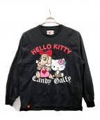 CANDY GALFY×HELLO KITTYキャンディーガルフィー×ハローキティ）の古着「長袖Tシャツ」｜ブラック