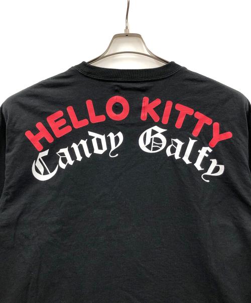 CANDY GALFY（キャンディーガルフィー）CANDY GALFY (キャンディーガルフィー) HELLO KITTY (ハローキティ) 長袖Tシャツ ブラック サイズ:大型犬(XL)の古着・服飾アイテム