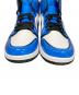 NIKE (ナイキ) スニーカー JORDAN1 MID SE SIGNAL スカイブルー×ブラック サイズ:28.5：9000円