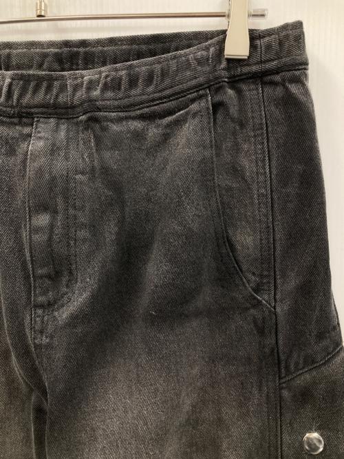 BREATH（ブレス）BREATH (ブレス) COATING SIDE BUTTON DENIM PANTS（コーティング サイド ボタン デニム パンツ） グレー サイズ:Mの古着・服飾アイテム