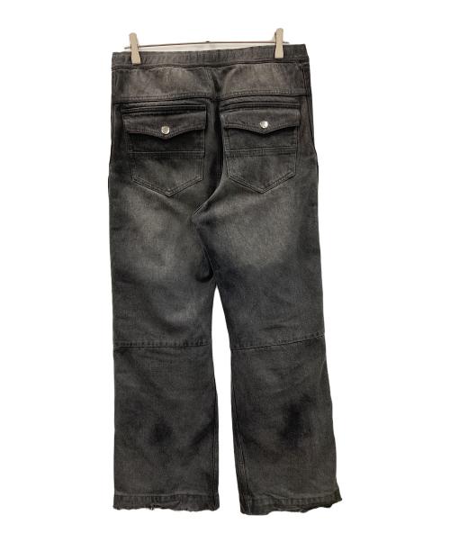 BREATH（ブレス）BREATH (ブレス) COATING SIDE BUTTON DENIM PANTS（コーティング サイド ボタン デニム パンツ） グレー サイズ:Mの古着・服飾アイテム