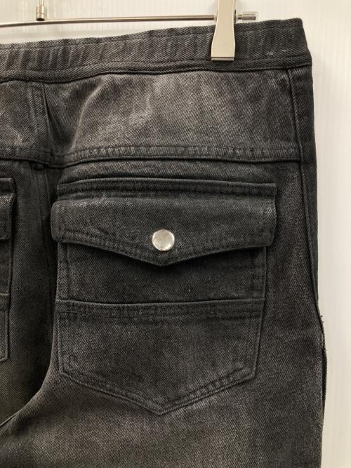 BREATH（ブレス）BREATH (ブレス) COATING SIDE BUTTON DENIM PANTS（コーティング サイド ボタン デニム パンツ） グレー サイズ:Mの古着・服飾アイテム