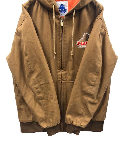 X-LARGE（エクストララージ）X-LARGE (エクストララージ) アクティブジャケット ブラウン サイズ:Lの古着・服飾アイテム
