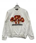 DSQUARED2ディースクエアード）の古着「スウェット」｜ホワイト