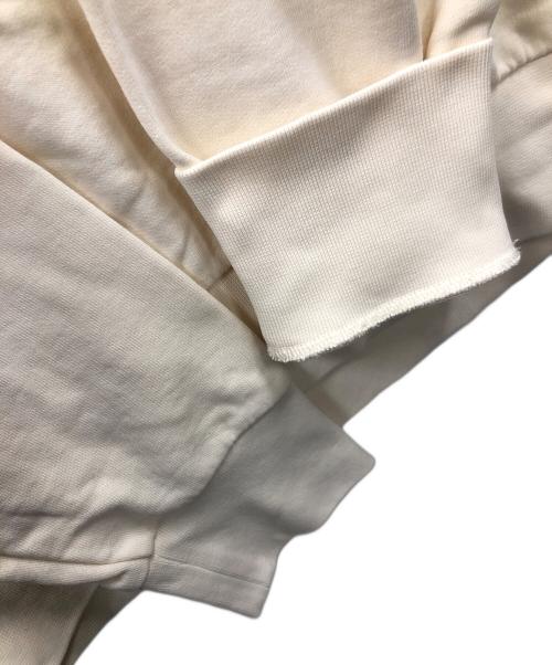 MONCLER（モンクレール）MONCLER (モンクレール) フロント刺繍スウェット オフホワイト サイズ:Lの古着・服飾アイテム