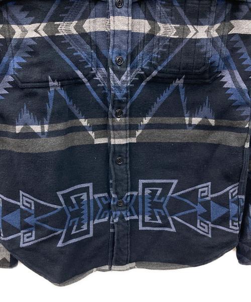 POLO RALPH LAUREN（ポロ・ラルフローレン）POLO RALPH LAUREN (ポロ・ラルフローレン) ネルシャツジャケット ブルー サイズ:Sの古着・服飾アイテム