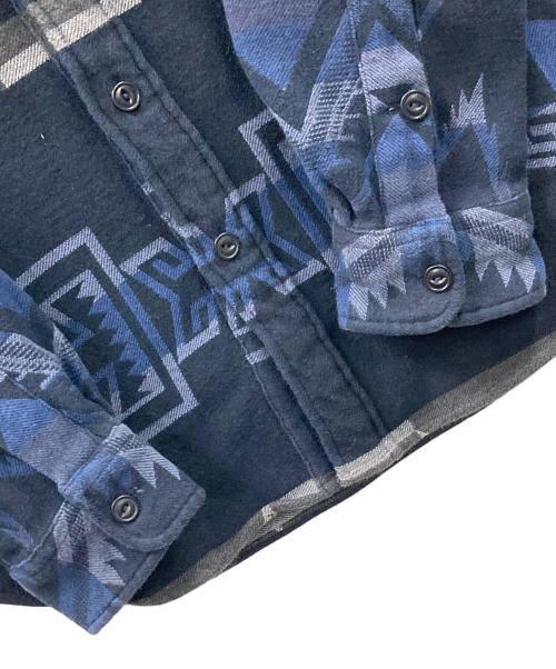 POLO RALPH LAUREN（ポロ・ラルフローレン）POLO RALPH LAUREN (ポロ・ラルフローレン) ネルシャツジャケット ブルー サイズ:Sの古着・服飾アイテム