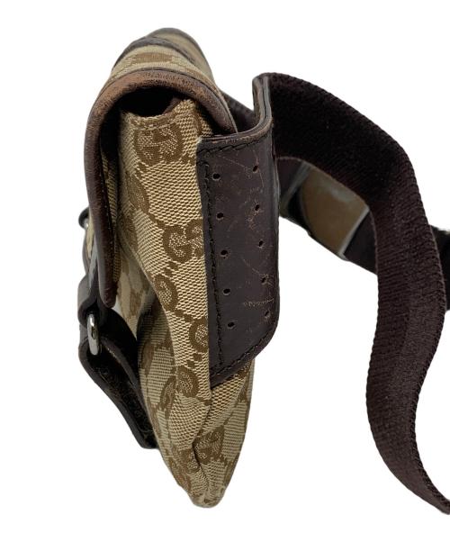 GUCCI（グッチ）GUCCI (グッチ) ウエストバッグ GGキャンバス ベージュ サイズ:実寸サイズにてご確認ください。の古着・服飾アイテム