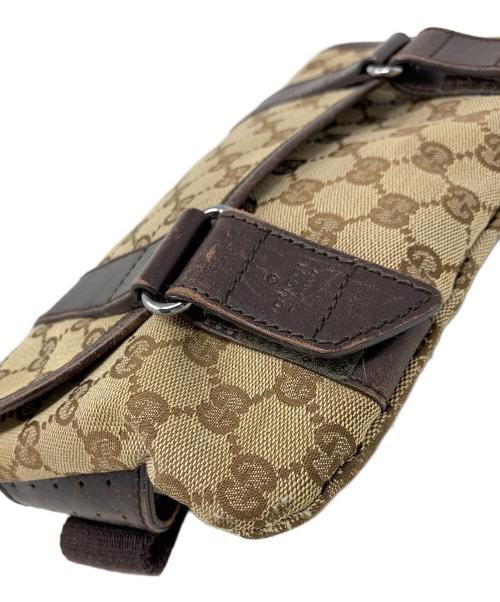 GUCCI（グッチ）GUCCI (グッチ) ウエストバッグ GGキャンバス ベージュ サイズ:実寸サイズにてご確認ください。の古着・服飾アイテム