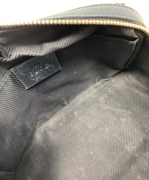 GUCCI（グッチ）GUCCI (グッチ) コスメポーチ ディアマンテ シェリーライン ブラック×ベージュ サイズ:実寸サイズにてご確認ください。の古着・服飾アイテム