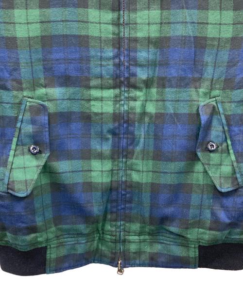 FRED PERRY（フレッドペリー）FRED PERRY (フレッドペリー) 中綿リバーシブルブルゾン ネイビー×グリーン サイズ:Lの古着・服飾アイテム