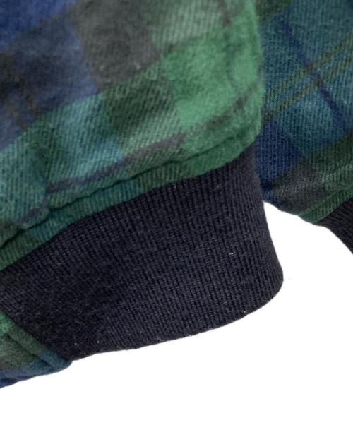 FRED PERRY（フレッドペリー）FRED PERRY (フレッドペリー) 中綿リバーシブルブルゾン ネイビー×グリーン サイズ:Lの古着・服飾アイテム