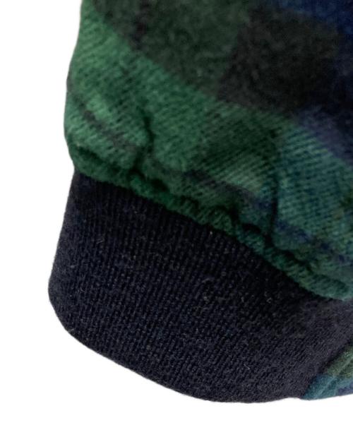 FRED PERRY（フレッドペリー）FRED PERRY (フレッドペリー) 中綿リバーシブルブルゾン ネイビー×グリーン サイズ:Lの古着・服飾アイテム