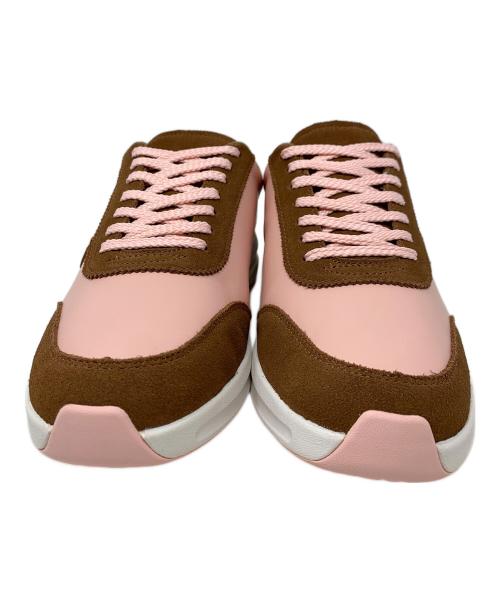 Sangacio（サンガッチョ）SANGACIO (サンガッチョ) スニーカー BRANDALISED（ブランダライズド） にゅ～ず ピンク×ブラウン サイズ:27cmの古着・服飾アイテム