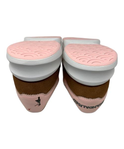 Sangacio（サンガッチョ）SANGACIO (サンガッチョ) スニーカー BRANDALISED（ブランダライズド） にゅ～ず ピンク×ブラウン サイズ:27cmの古着・服飾アイテム
