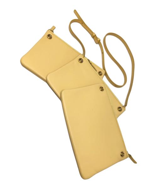 CELINE（セリーヌ）CELINE (セリーヌ) ショルダーバッグ トリオスモールショルダー クリーム サイズ:実寸サイズにてご確認くださいの古着・服飾アイテム