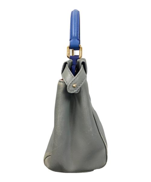 FENDI（フェンディ）FENDI (フェンディ) 2WAYバッグ ハンドバッグ ショルダーバッグ ピーカブーアイコニックスモール グレー サイズ:実寸サイズにてご確認くださいの古着・服飾アイテム