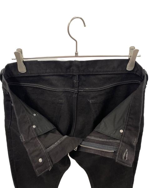 BIG TWIN（ビッグツイン）BIG TWIN (ビッグツイン) デニムパンツ ブラック サイズ:実寸サイズにてご確認下さい。の古着・服飾アイテム