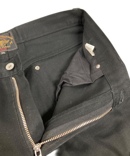 SKULL FLIGHT（スカルフライト）SKULL FLIGHT (スカルフライト) デニムパンツ ブラック サイズ:34の古着・服飾アイテム