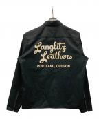 Langlitz Leathersラングリッツレザー）の古着「ワークシャツ」｜ブラック