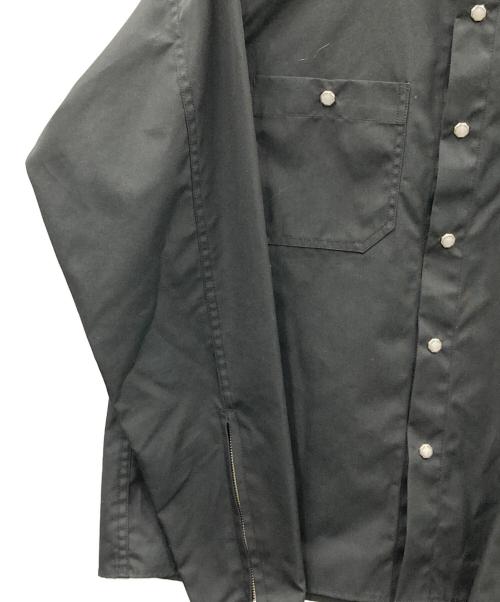 Langlitz Leathers（ラングリッツレザー）Langlitz Leathers (ラングリッツレザー) ワークシャツ ブラック サイズ:Mの古着・服飾アイテム