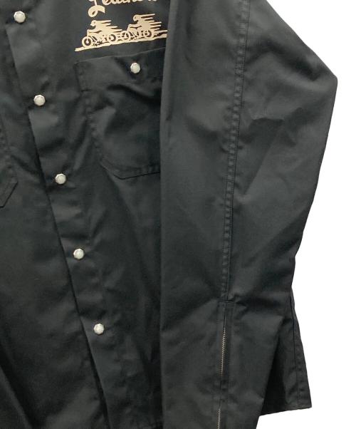 Langlitz Leathers（ラングリッツレザー）Langlitz Leathers (ラングリッツレザー) ワークシャツ ブラック サイズ:Mの古着・服飾アイテム