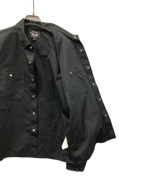 Langlitz Leathers（ラングリッツレザー）Langlitz Leathers (ラングリッツレザー) ワークシャツ ブラック サイズ:Mの古着・服飾アイテム