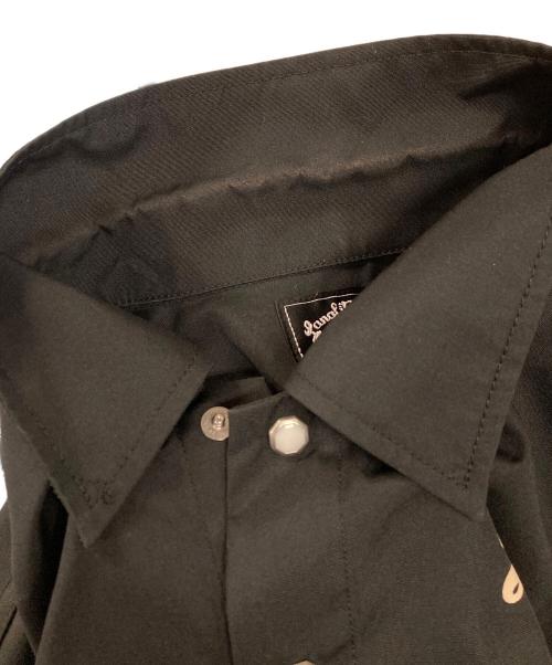Langlitz Leathers（ラングリッツレザー）Langlitz Leathers (ラングリッツレザー) ワークシャツ ブラック サイズ:Mの古着・服飾アイテム