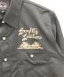 中古・古着 Langlitz Leathers (ラングリッツレザー) ワークシャツ ブラック サイズ:M：8000円