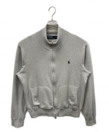 POLO RALPH LAUREN（ポロ・ラルフローレン）の古着「フルジップスウェット」｜ライトグレー