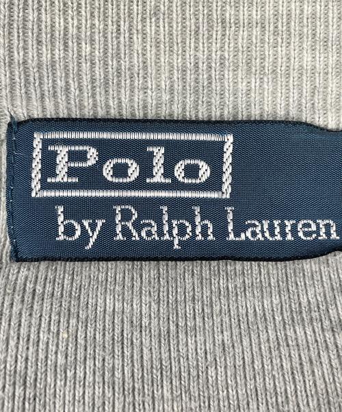 POLO RALPH LAUREN（ポロ・ラルフローレン）POLO RALPH LAUREN (ポロ・ラルフローレン) フルジップスウェット ライトグレー サイズ:Lの古着・服飾アイテム