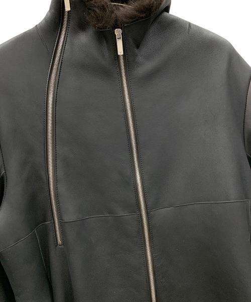 EMPORIO ARMANI（エンポリオ アルマーニ）EMPORIO ARMANI (エンポリオ アルマーニ) レザージャケット ブラック サイズ:実寸サイズにてご確認ください。の古着・服飾アイテム