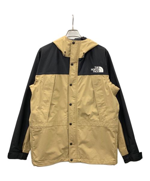 THE NORTH FACE（ザ ノース フェイス）THE NORTH FACE (ザ ノース フェイス) ジャケット マウンテンライトジャケット カーキ×ブラック サイズ:XLの古着・服飾アイテム