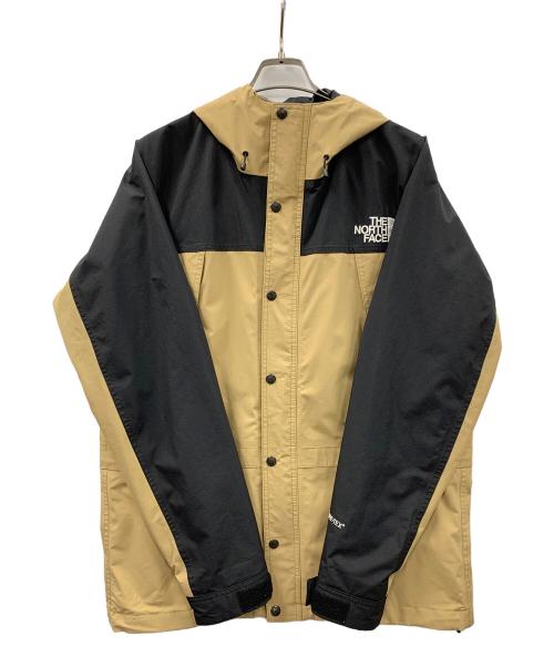 THE NORTH FACE（ザ ノース フェイス）THE NORTH FACE (ザ ノース フェイス) ジャケット マウンテンライトジャケット カーキ×ブラック サイズ:XLの古着・服飾アイテム