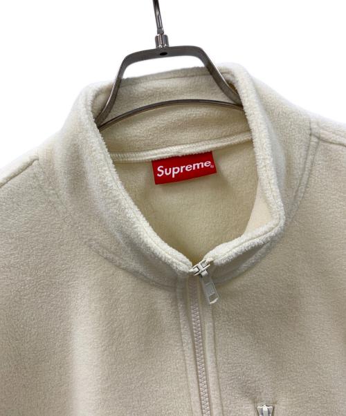 SUPREME（シュプリーム）SUPREME (シュプリーム) ハーフジップスウェット Polartec Harf Zip Pullover（ポーラテック ハーフジップ プルオーバー） アイボリー サイズ:Lの古着・服飾アイテム