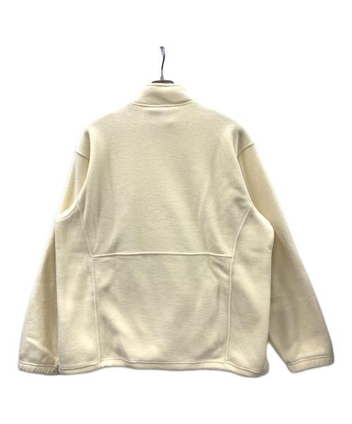 SUPREME（シュプリーム）SUPREME (シュプリーム) ハーフジップスウェット Polartec Harf Zip Pullover（ポーラテック ハーフジップ プルオーバー） アイボリー サイズ:Lの古着・服飾アイテム