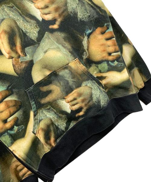 SUPREME（シュプリーム）SUPREME (シュプリーム) プルオーバーパーカー 15SS Hooded Sweatshirt（ 15SS フーデッド スウェットシャツ） オリーブ×ブラウン サイズ:Lの古着・服飾アイテム