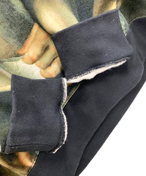 SUPREME（シュプリーム）SUPREME (シュプリーム) プルオーバーパーカー 15SS Hooded Sweatshirt（ 15SS フーデッド スウェットシャツ） オリーブ×ブラウン サイズ:Lの古着・服飾アイテム
