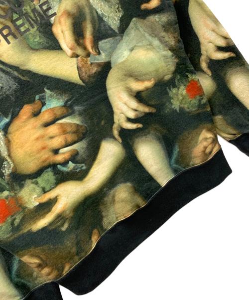 SUPREME（シュプリーム）SUPREME (シュプリーム) プルオーバーパーカー 15SS Hooded Sweatshirt（ 15SS フーデッド スウェットシャツ） オリーブ×ブラウン サイズ:Lの古着・服飾アイテム