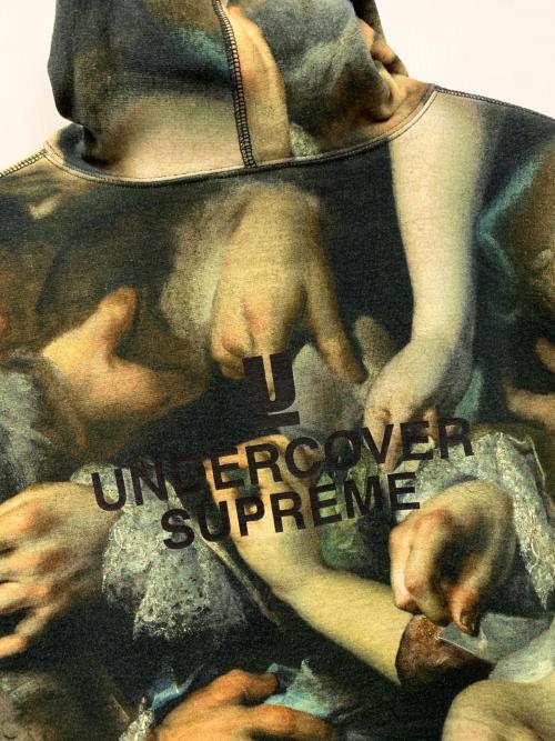 SUPREME（シュプリーム）SUPREME (シュプリーム) プルオーバーパーカー 15SS Hooded Sweatshirt（ 15SS フーデッド スウェットシャツ） オリーブ×ブラウン サイズ:Lの古着・服飾アイテム