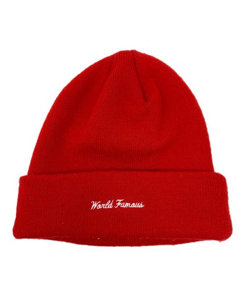 SUPREME（シュプリーム）SUPREME (シュプリーム) NEWERA (ニューエラ) ニットキャップ Box Logo Beanie（ボックス ロゴ ビーニー） レッド サイズ:実寸サイズにてご確認ください。の古着・服飾アイテム