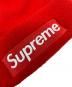 SUPREME (シュプリーム) NEWERA (ニューエラ) ニットキャップ Box Logo Beanie（ボックス ロゴ ビーニー） レッド サイズ:実寸サイズにてご確認ください。：8000円