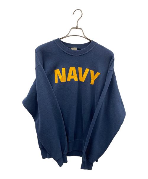 M.J.SOFFE（ソフィー）M.J.SOFFE (ソフィー) スウェット ネイビー×イエロー サイズ:Lの古着・服飾アイテム