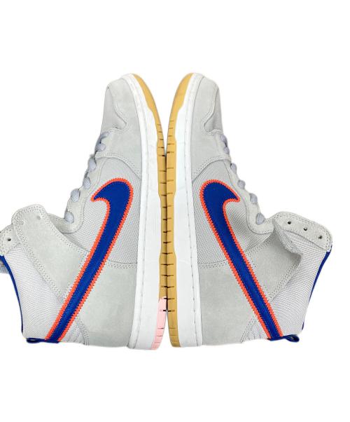 NIKE（ナイキ）NIKE (ナイキ) ハイカットスニーカー ライトグレー×ブルー サイズ:28の古着・服飾アイテム
