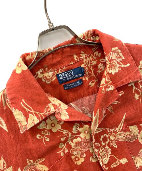 POLO RALPH LAUREN（ポロ・ラルフローレン）POLO RALPH LAUREN (ポロ・ラルフローレン) アロハシャツ レッド サイズ:Lの古着・服飾アイテム