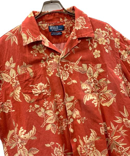 POLO RALPH LAUREN（ポロ・ラルフローレン）POLO RALPH LAUREN (ポロ・ラルフローレン) アロハシャツ レッド サイズ:Lの古着・服飾アイテム
