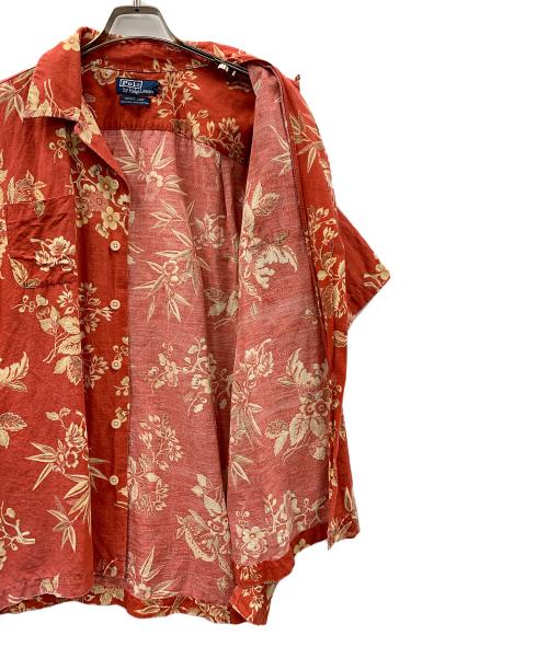 POLO RALPH LAUREN（ポロ・ラルフローレン）POLO RALPH LAUREN (ポロ・ラルフローレン) アロハシャツ レッド サイズ:Lの古着・服飾アイテム