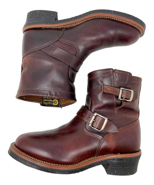 CHIPPEWA（チペワ）CHIPPEWA (チペワ) エンジニアブーツ ブラウン サイズ:27cmの古着・服飾アイテム