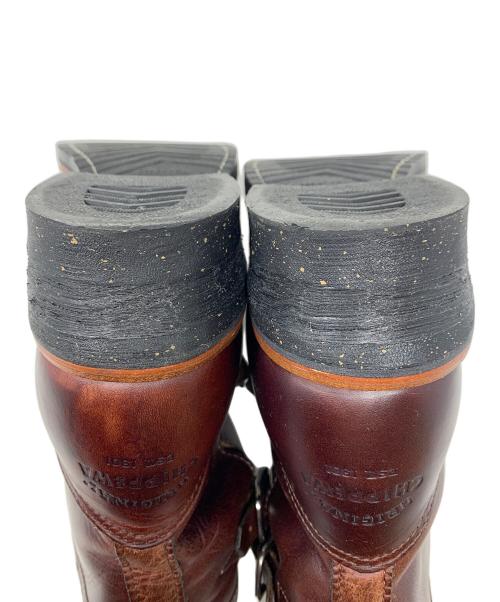 CHIPPEWA（チペワ）CHIPPEWA (チペワ) エンジニアブーツ ブラウン サイズ:27cmの古着・服飾アイテム