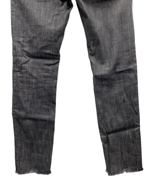 DSQUARED2（ディースクエアード）DSQUARED2 (ディースクエアード) スキニーデニムパンツ ブラック サイズ:42の古着・服飾アイテム
